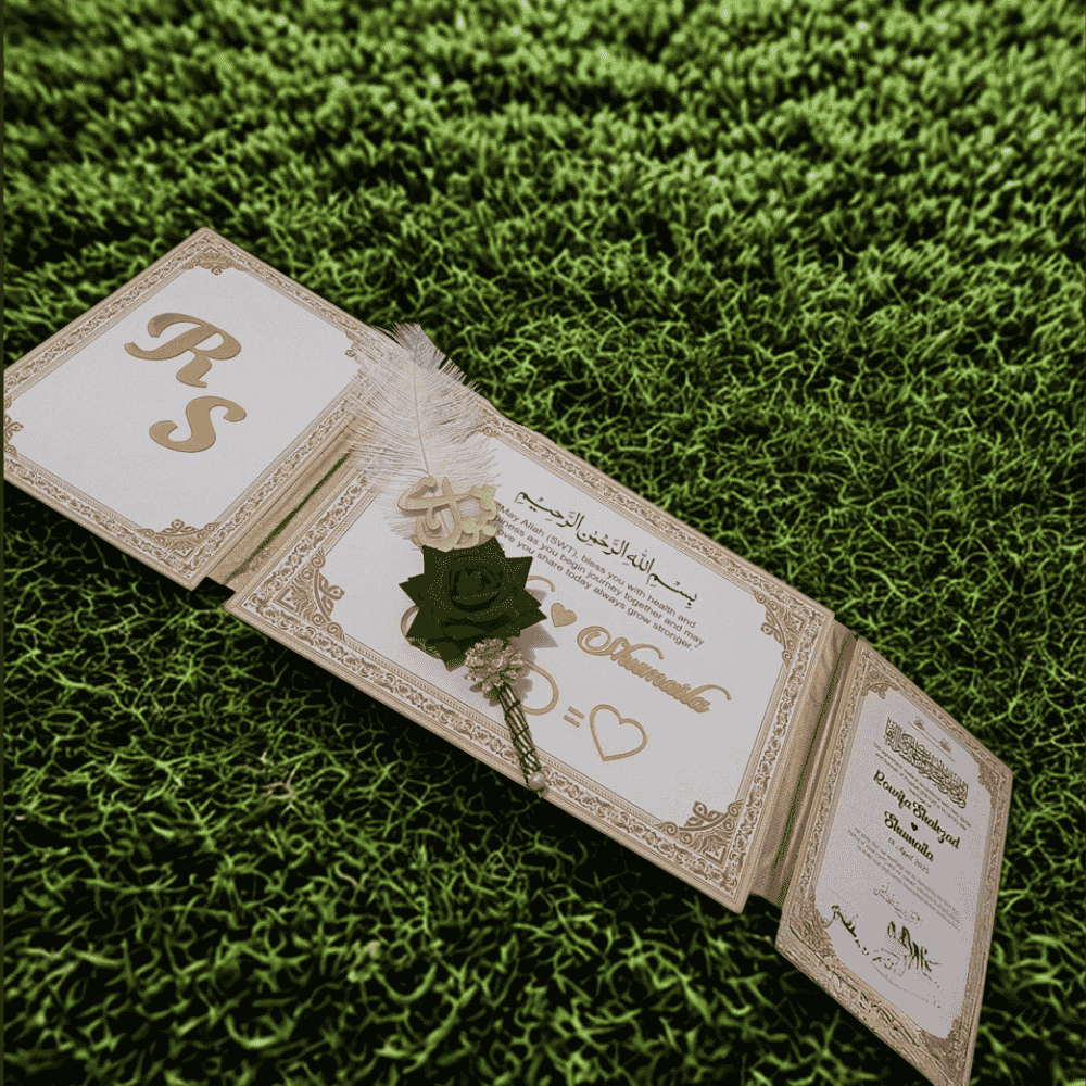 Double side Nikkah Booklet